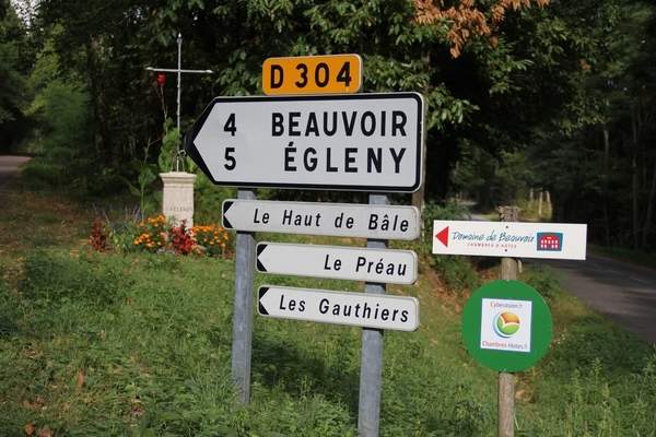 Routebeschrijving naar Domaine de Beauvoir